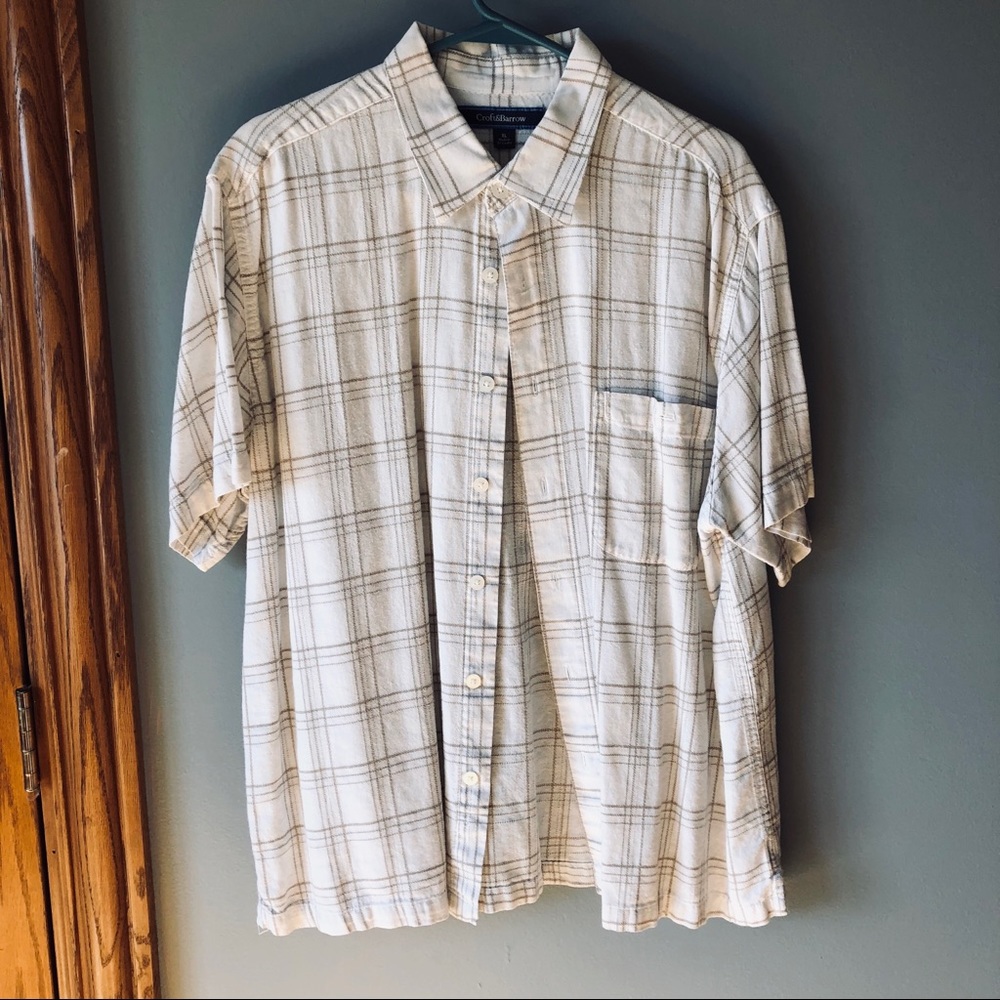 Croft & Barrow plaid button down shirt